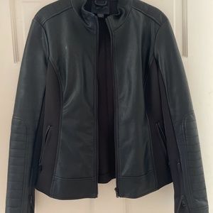 RD Style Faux-Leather Jacket